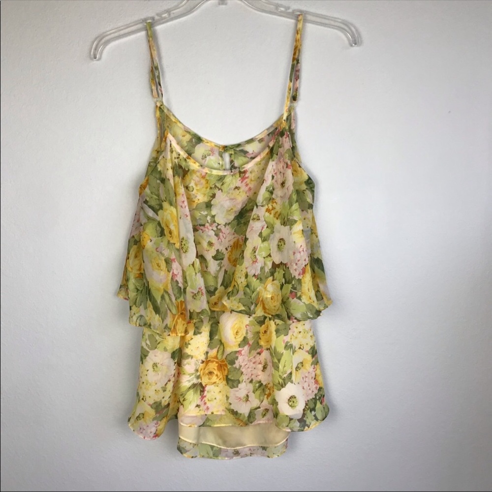 Lovers + Friends Floral Peplum Top Revolve NWT